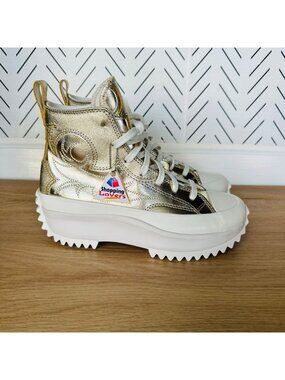 ⭐CONVERSE RUN STAR HIKE HI Size 7 Mens Shoes GOLD Sneakers Boot Western A10333C⭐